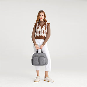 Sac à langer KONO élégant avec poches isothermes biberons