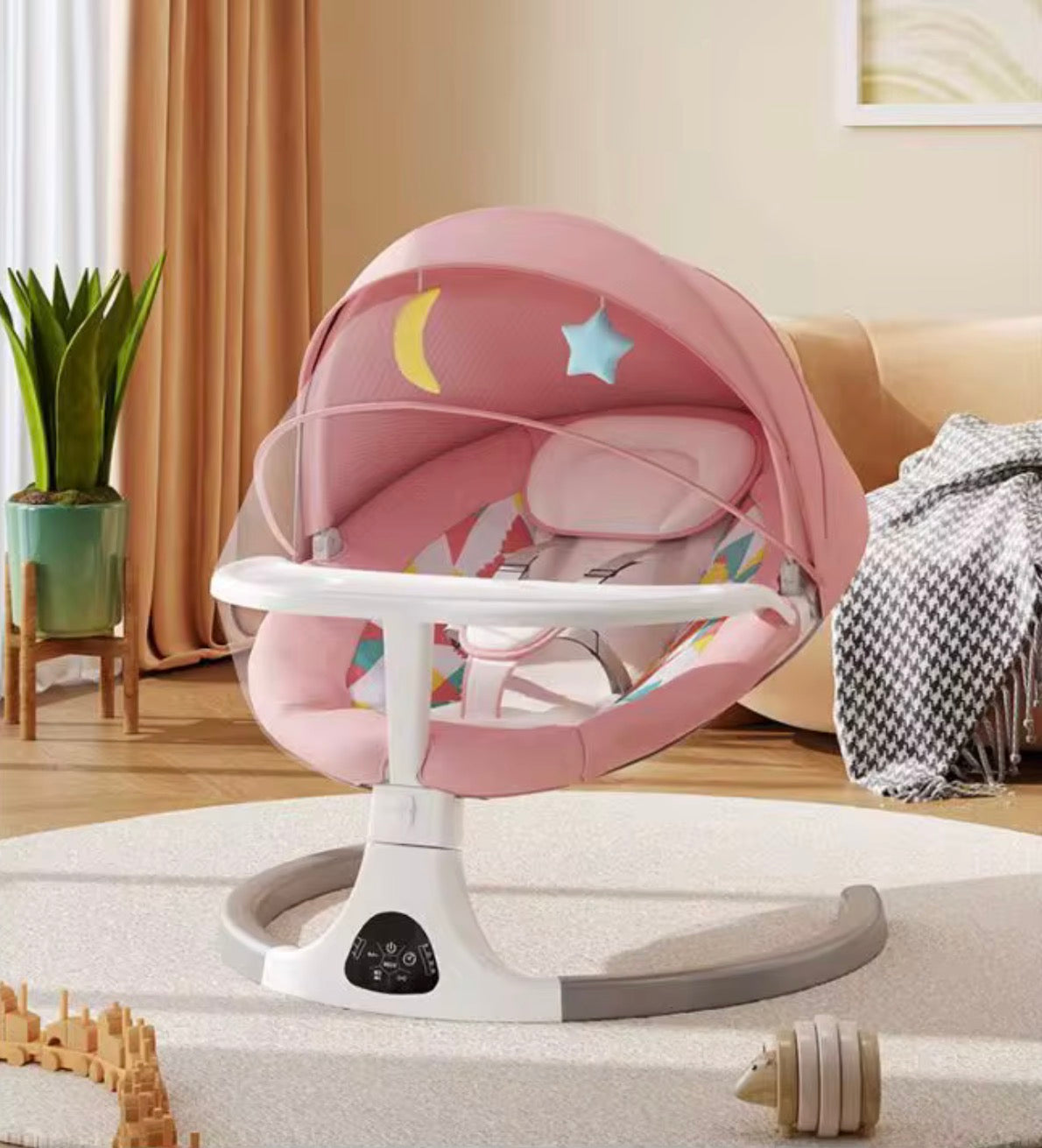 Berceau électrique pour bébé — détail accessoires inclus | Mybooni