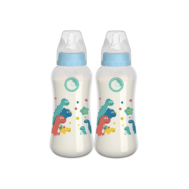 Lot 2 biberons MAMIJOY Mybooni — Anti-chute thermique 150 ml et 240 ml sans BPA