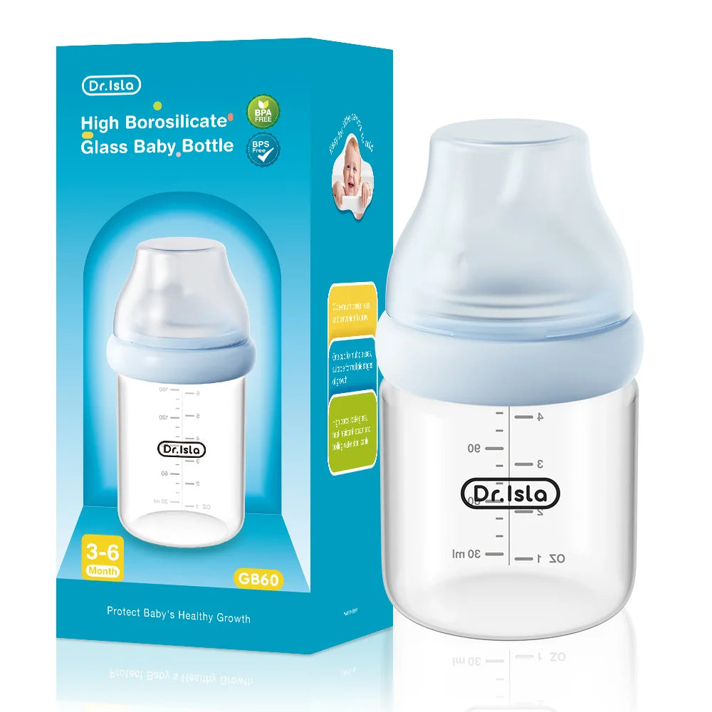 Biberon verre incliné MAMIJOY Mybooni — Forme sein 90 ml 160 ml 240 ml anti-colique