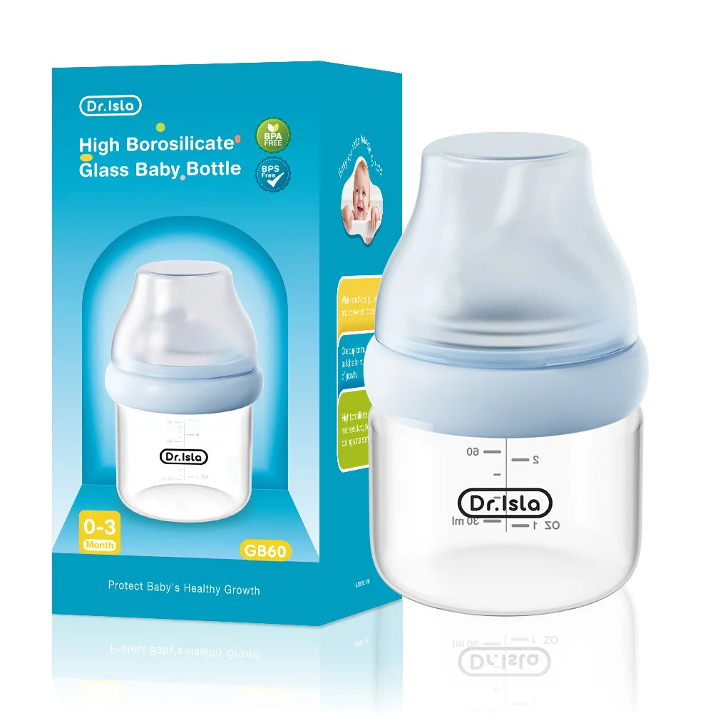 Biberon verre incliné MAMIJOY Mybooni — Forme sein 90 ml 160 ml 240 ml anti-colique