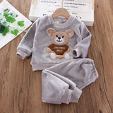 Ensemble sweat capuche bébé Mybooni — Haut et pantalon automne hiver