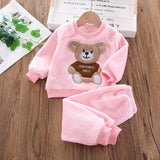 Ensemble sweat capuche bébé Mybooni — Haut et pantalon automne hiver