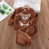 Ensemble sweat capuche bébé Mybooni — Haut et pantalon automne hiver