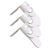 Verrou tiroir bébé sécurité anti-coincement - serrure placard plastique blanc protection enfant