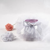 Tutu bloomer bébé fille Mybooni — Jupe arc-en-ciel avec bandeau 2 pièces