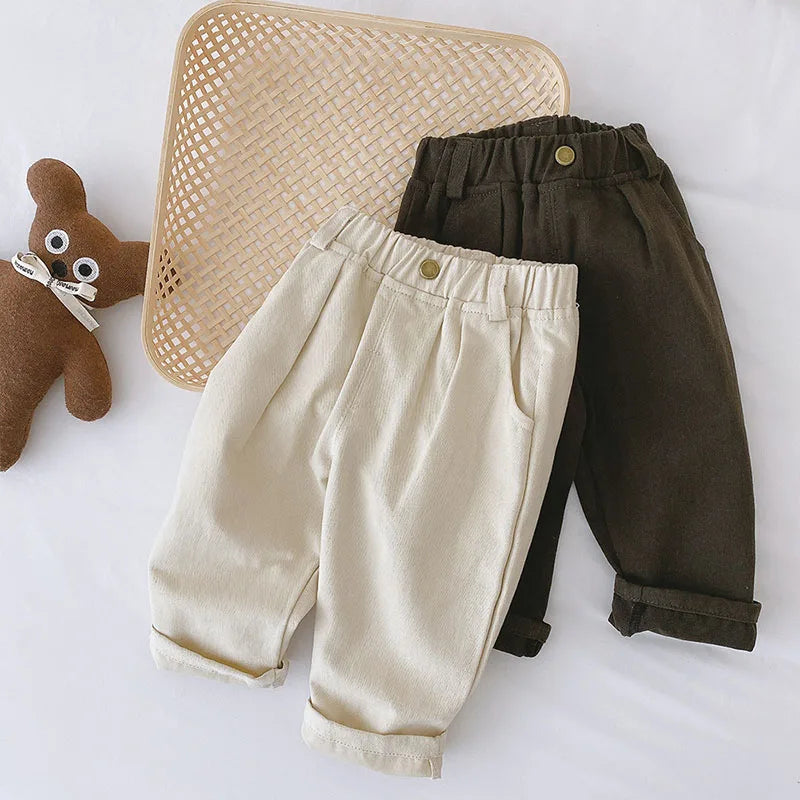 Pantalon droit enfant MILANCEL - jean mode garçon 1-6 ans printemps automne