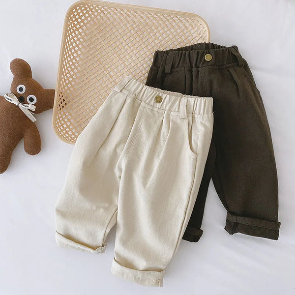 Pantalon droit enfant MILANCEL - jean mode garçon 1-6 ans printemps automne
