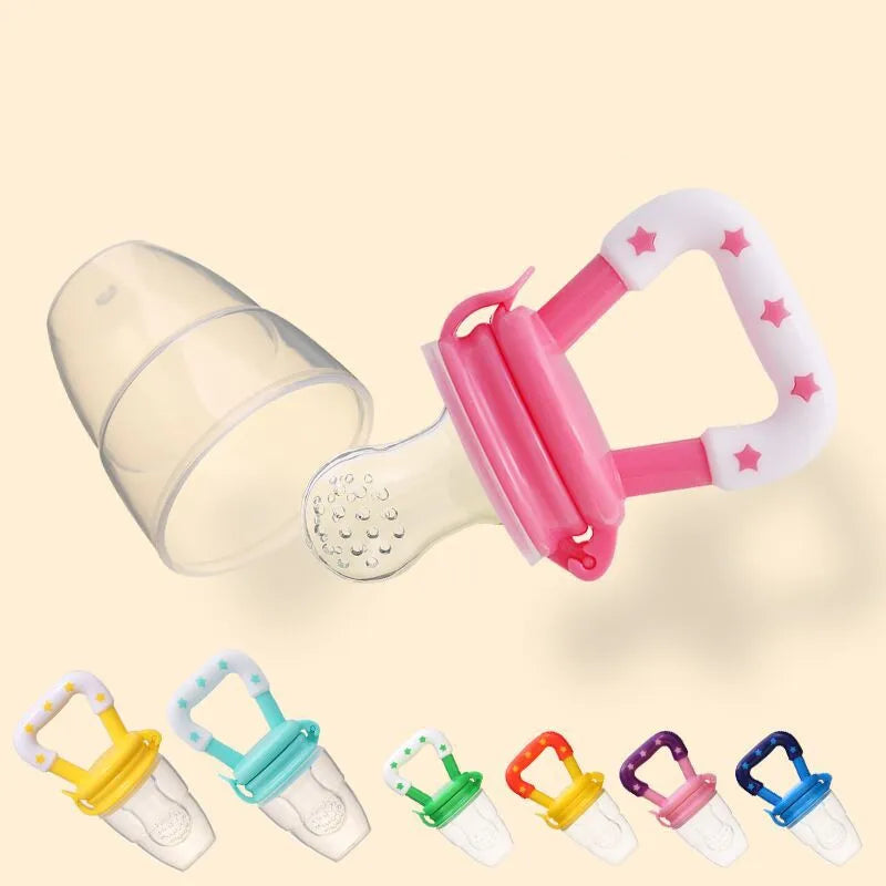 Grigri alimentaire silicone bébé - filet suceur fruits frais tétine sécurisée alimentation nourrisson