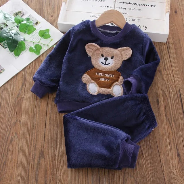 Ensemble sweat capuche bébé Mybooni — Haut et pantalon automne hiver