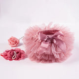 Tutu bloomer bébé fille Mybooni — Jupe arc-en-ciel avec bandeau 2 pièces