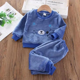 Ensemble sweat capuche bébé Mybooni — Haut et pantalon automne hiver