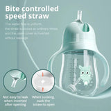 Biberon tasse bébé large calibre bille anti-gravité - double usage lait eau sans BPA