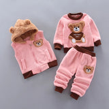 Ensemble sweat capuche bébé Mybooni — Haut et pantalon automne hiver