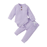 Ensemble 2 pièces bébé Mybooni — Body et pantalon élastique nouveau-né