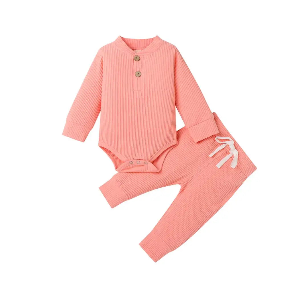 Ensemble 2 pièces bébé Mybooni — Body et pantalon élastique nouveau-né