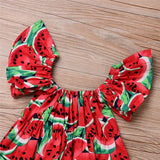 Body bébé fille Mybooni | Imprimé pastèque + Bandeau 0-36M