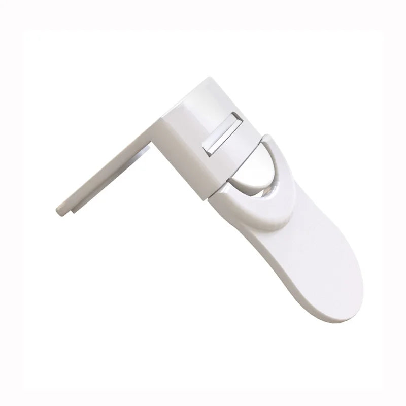 Verrou tiroir bébé sécurité anti-coincement - serrure placard plastique blanc protection enfant
