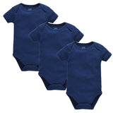 Pack 3 ou 5 bodies manches courtes Mybooni — Coton blanc 0-24 mois