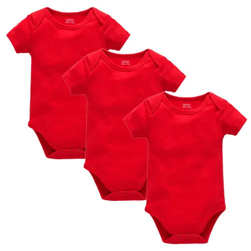 Pack 3 ou 5 bodies manches courtes Mybooni — Coton blanc 0-24 mois