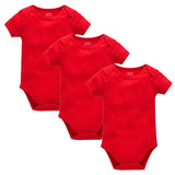Pack 3 ou 5 bodies manches courtes Mybooni — Coton blanc 0-24 mois