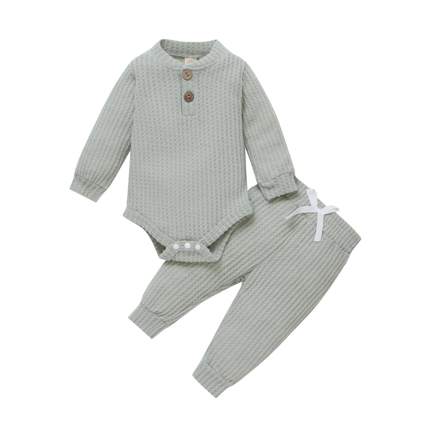 Ensemble 2 pièces bébé Mybooni — Body et pantalon élastique nouveau-né