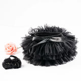 Tutu bloomer bébé fille Mybooni — Jupe arc-en-ciel avec bandeau 2 pièces