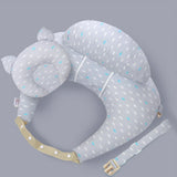 Coussin d'allaitement multifonction Mybooni — Oreiller bébé avec bretelles
