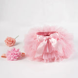 Ensemble tutu tulle bébé fille avec bandeau - culotte Rainbow 2 pièces