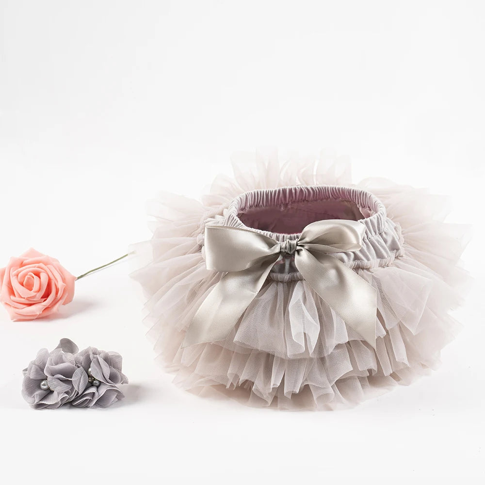 Tutu bloomer bébé fille Mybooni — Jupe arc-en-ciel avec bandeau 2 pièces