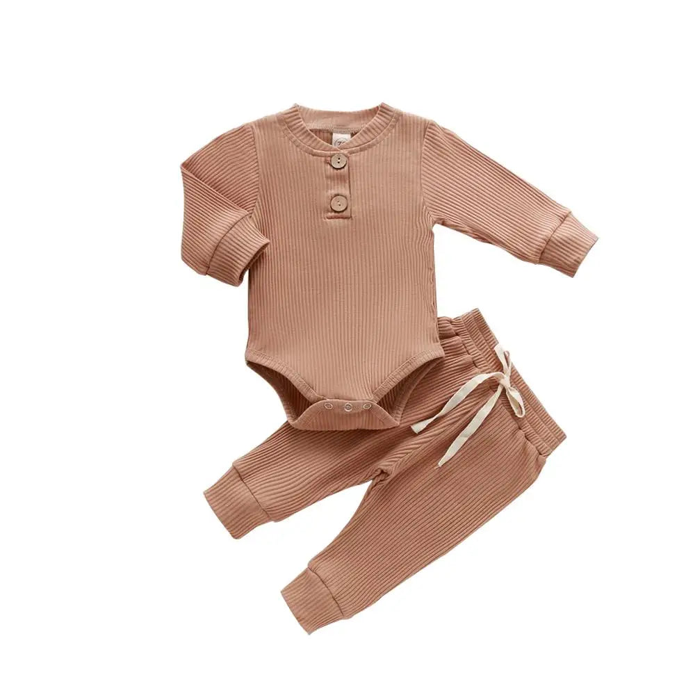 Ensemble 2 pièces bébé Mybooni — Body et pantalon élastique nouveau-né