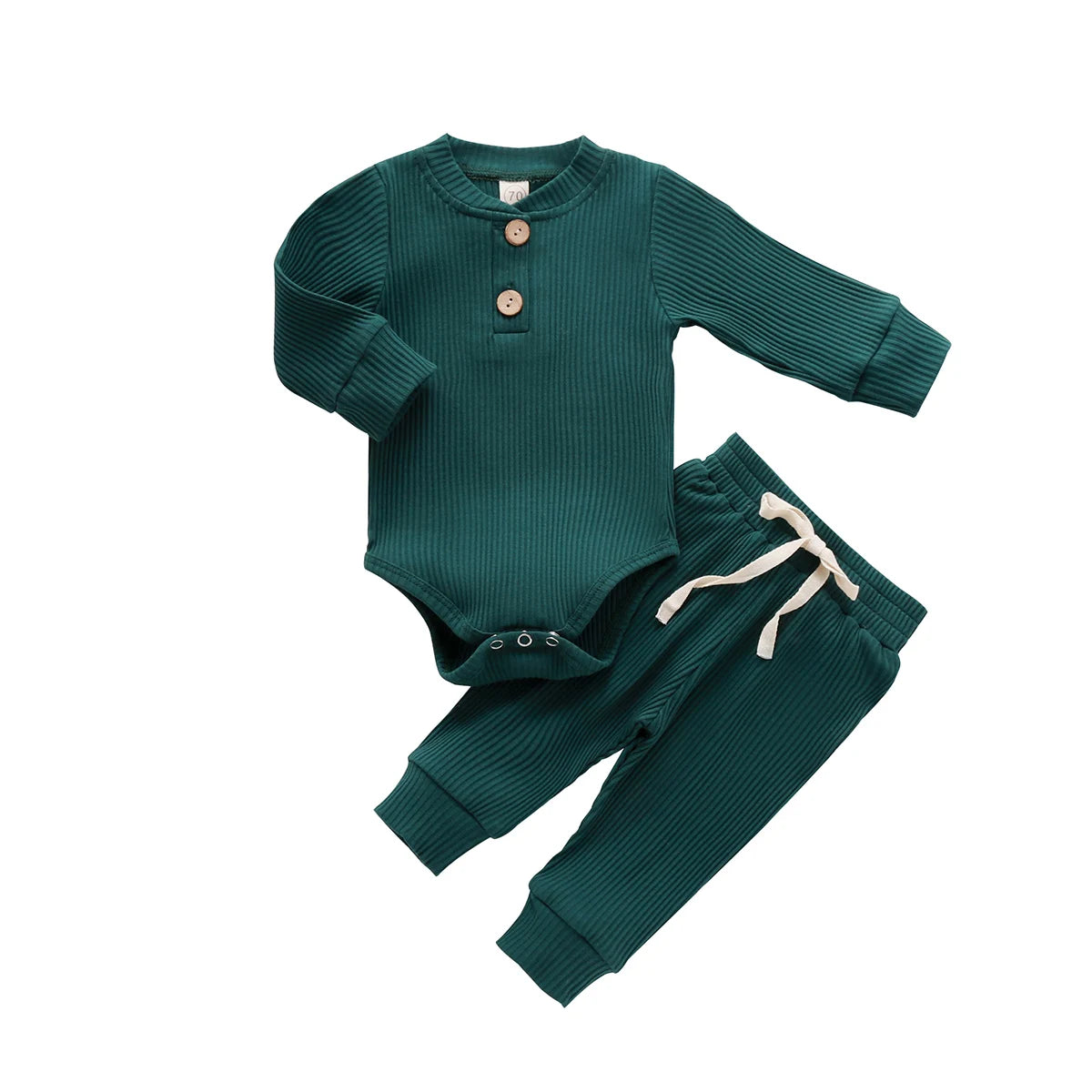 Ensemble 2 pièces bébé Mybooni — Body et pantalon élastique nouveau-né