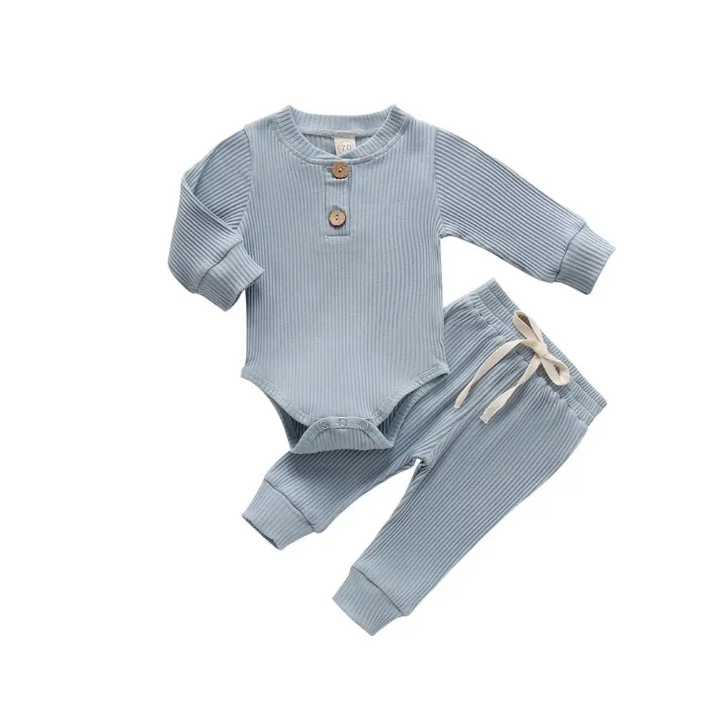 Ensemble 2 pièces bébé Mybooni — Body et pantalon élastique nouveau-né