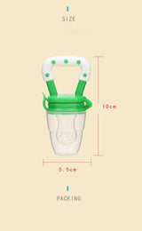 Grigri alimentaire silicone bébé - filet suceur fruits frais tétine sécurisée alimentation nourrisson