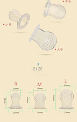 Grigri alimentaire silicone bébé - filet suceur fruits frais tétine sécurisée alimentation nourrisson