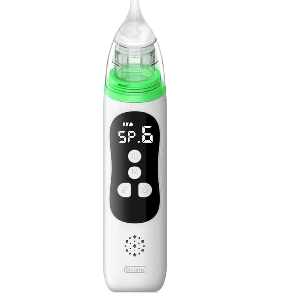 Aspirateur nasal électrique bébé coloris blanc avec écran LED | Mybooni