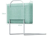 Barrière de lit bébé 47 cm coloris vert avec dimensions | Mybooni