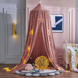 Moustiquaire lit bébé princesse baldaquin - rideau ciel de lit décoratif fille