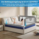 Barrière de sécurité lit bébé portable - garde-corps de voyage 150-200cm