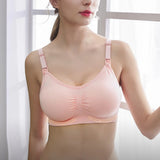 Lot 3 soutiens-gorge d'allaitement coton respirant grande taille push-up
