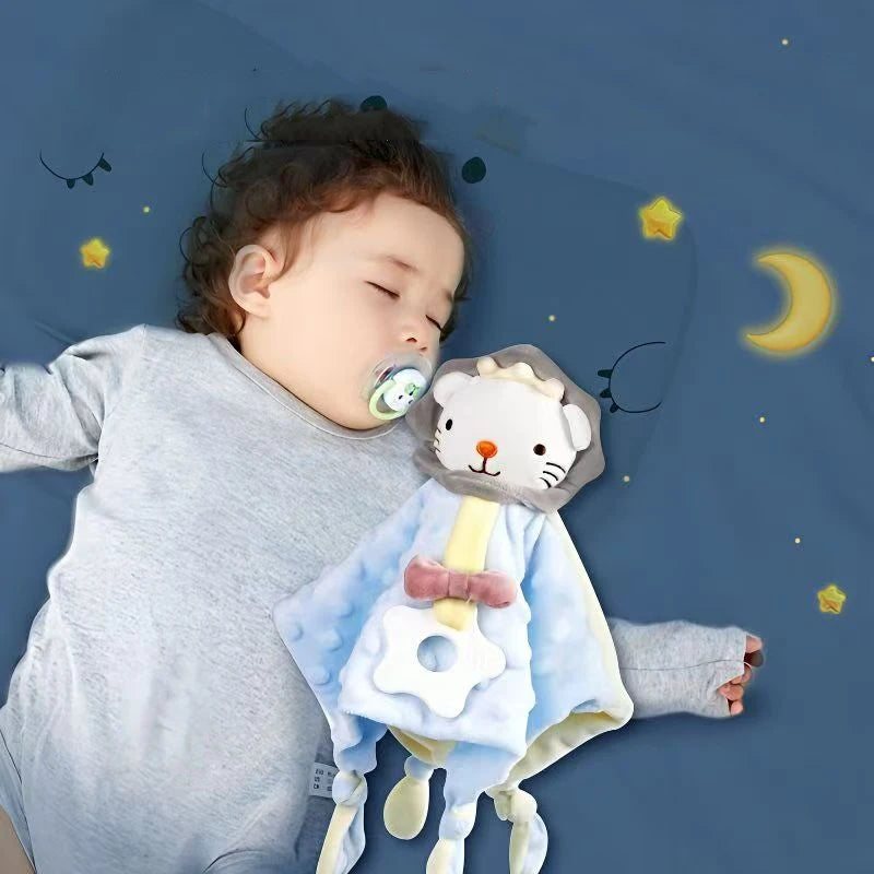 Doudou réconfort lapin-éléphant Bouni — Couverture sécurité compagnon sommeil