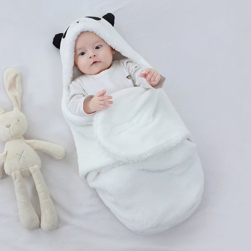 Gigoteuse bébé douce automne hiver Mybooni — Couverture cocon flanelle 0-9M