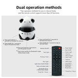 Projecteur nébuleuse panda Mybooni — 15 modes lumière Bluetooth chambre