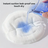 100 coussinets allaitement jetables doux - protège-seins confortables polyester blanc pour maman