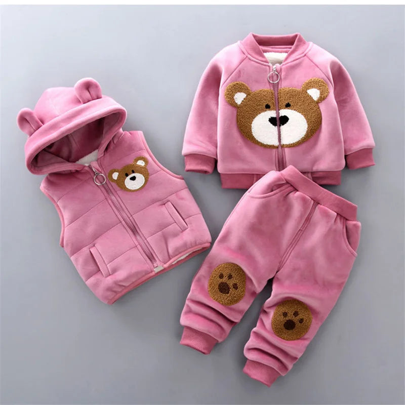 Ensemble sweat capuche bébé Mybooni — Haut et pantalon automne hiver