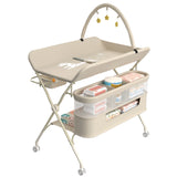 Table à langer mobile pliable Mybooni — Matelas imperméable hauteur réglable