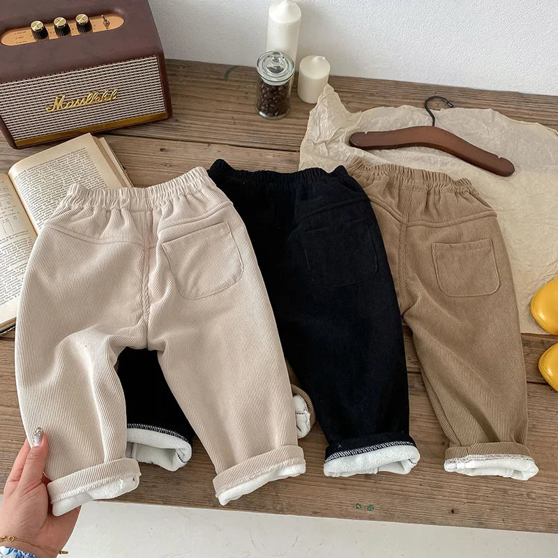 Pantalon droit enfant MILANCEL - jean mode garçon 1-6 ans printemps automne