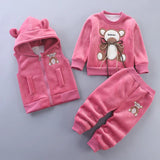 Ensemble sweat capuche bébé Mybooni — Haut et pantalon automne hiver