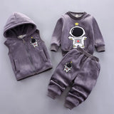 Ensemble sweat à capuche + pantalon bébé garçon/fille - tenue chaude automne-hiver nouveau-né