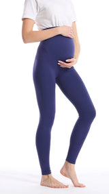 Legging maternité taille haute soutien ventre gainant grossesse
